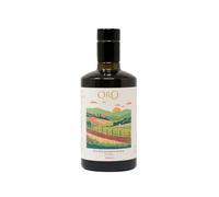 Oro Campania - Olio Extra Vergine d'Oliva, Monocultivar Itrana, 100% Italiano, Estratto a Freddo, Fruttato Ricco con Sentori di Pomodoro Verde, Mandorla e Carciofo, 6x500 ml