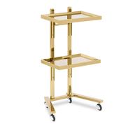 Oro Carrello per estetista - 2 ripiani - 40 x 85 x 48 cm - Oro | physa