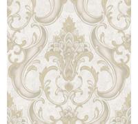 Sonata Carta da Parati Damascata 539769 Oro Trama Metallico Lusso Vintage Rasch