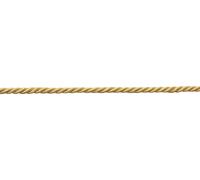 Oro Chiaro 0.5cm Decorativo Cordino Corda 24 Carati Oro [24.7m]