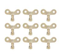 Oro Chiave Sfiato Radiatori 10 Pezzi in Ferro | Facile da Usare, Robusta e Pratica, Adatta a Molti Radiatori e Comoda da Portare