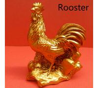 Oro Cinese Resina Zodiac Animali Statua Scultura Decorazione Casa Feng Shui
