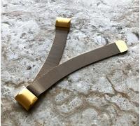 Oro Colore Milanese Veloce Per Fascia Garmin D2 Bravo Charlie Delta Px -A26B22