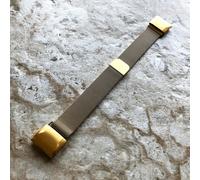 Oro Colore Milanese Veloce Per Fascia per Garmin Fenix 8 43mm 7S 6S Pro -A20B18