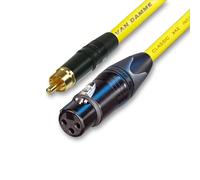Oro da Rca A XLR Audio Cavo. Lungo XLR A Phono Van Damme, Neutrik, Microfono