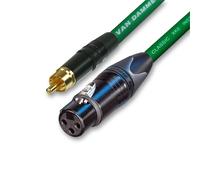 Oro da Rca A XLR Audio Cavo. Lungo XLR A Phono Van Damme, Neutrik, Microfono