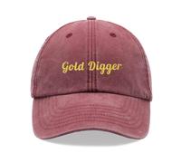 Oro Escavatrice Cappello Baseball Vintage Slavato Unisex Papà Divertente San