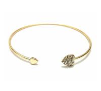 (Oro giallo) Bracciale da donna in cristallo, alla moda, con ciondoli gioiello per ragazze e signore