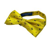 Oro Giallo Cane Scotty Fiocco Cravatta Bambini By Frederick Thomas IN Abbinato