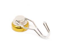 Oro Girevole Gancio per Sorreggere Corda,Cavo E Abbigliamento - 25mm D. - Pacco