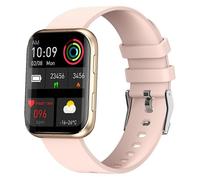 (Oro) Lo smartwatch GX08 con schermo quadrato da 1,69 pollici supporta il rilevamento della frequenza