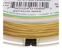 Oro metallizzato Flex Rite Beading Stringing Wire .018 inch 30 ft nylon rivestito in acciaio inossidabile 7 Strand Tigertail 9,3 kilogram Break