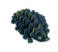 (Oro nero) Stampa 3D Modello riccio Giocattolo Gradiente laser Figurina animale Decorazione regalo per