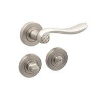 Oro & Oro Isabella Coppia di maniglie Imbottitura WC nichel opaco