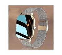 (oro) Orologio intelligente da uomo e da donna, schermo da 1,69" Full Touch, fitness tracker