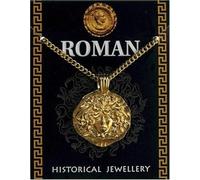 Oro Romano Medusa Gorgon Protezione Ciondolo Collana Catena Con Display Scheda