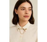 Oro Rosa Arpionare Spillone Staccabile Catena Camicia Spilla Barretta da Uomo UK