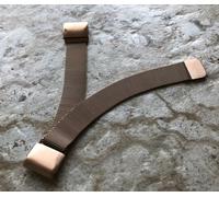 Oro Rosa Colore Milanese Fascia per Garmin Tactix 7 Pro Bravo Charlie Delta