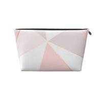 Oro rosa geometrico, Borsa da toilette Borsa per trucco Borsa per cosmetici Borsa da toilette da viaggio portatile