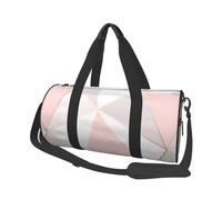 Oro rosa geometrico, Borsone da viaggio di grande capacità Borsa rotonda Borsa da viaggio sportiva Borsa da viaggio Borsa da fitness
