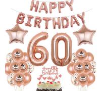 Oro Rosa Palloncini Rosegold 60anni Decorazioni