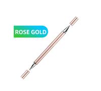 (Oro rosa) Penna stilo universale 2 in 1 GUUGEI per smartphone e tablet, con punta spessa e sottile, per disegnare