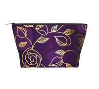 Oro-rosa viola, Borsa da toilette Borsa per trucco Borsa per cosmetici Borsa da toilette da viaggio portatile