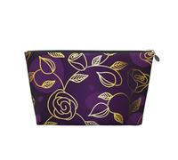 Oro-rosa viola, Borsa da toilette Borsa per trucco Borsa per cosmetici Borsa da toilette da viaggio portatile