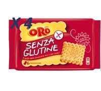 Oro Saiwa biscotti secchi Senza Glutine 800 g ( 4 confezioni da 200 g cad.)
