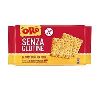 Oro Saiwa senza Glutine, Biscotti Secchi e Leggeri con più Gusto della Tradizione, Formulato per Persone Intolleranti al Glutine, 200g (6 monoporzioni da 33,33g)