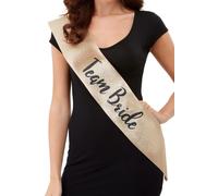 Oro Sposa Accessori Addio Al Nubilato Bride To Be Vestito per Fascia Rosetta