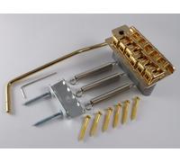 Oro STRATOCASTER Tremolo Ponte Vintage Piegato Acciaio Selle 54mm Intera Blocco