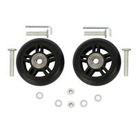 ORO Valigia ruote di ricambio 1 paio di ruote di ricambio per bagagli, esterno in line skate o roller 40/43/45/50/54/60/64/68/70/72/75/78/80/84/87/90mm Diametro interno 8mm, 64mm, Small