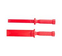 OROK - Raschietto in plastica morbida - Confezione da 2 - 19 e 38 mm - Pulizia senza graffi