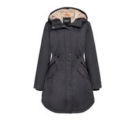OROLAY Giacca Parka Donna Imbottita con Cappuccio, Fatta di Pile, Antivento per Inverno, Tasche Multiple, Ideale per Outdoor