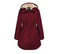 OROLAY Giacca Parka Donna Imbottita con Cappuccio, Fatta di Pile, Antivento per Inverno, Tasche Multiple, Ideale per Outdoor
