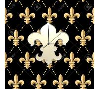 Orologi A Forma Di Fleur De Lis - Specchi Colorati E Scelte Di Colori Solidi