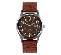 Orologi al quarzo analogico da uomo orologio da uomo con data in nylon orologio da polso da uomo movimento al quarzo arabo orologio da polso braccialetto orologi per le donne, B, misura unica