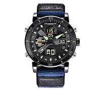 Orologi al quarzo moda LED orologio sportivo casual uomo digitale orologio da polso donna, Blu, misura unica