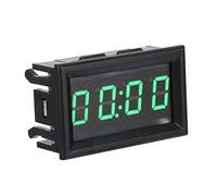 Orologi auto, LED elettronico digitale luminoso auto orologio accessori decorazione (verde), verde