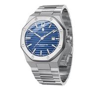 Orologi automatici da uomo a carica automatica, meccanici, in acciaio inossidabile, orologi da uomo impermeabili fino a 50 m, datario luminoso, classico, lussuoso, da lavoro, elegante regalo per gli