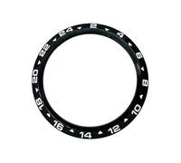 Orologi Bezel Coperchio,Ghiera Orologio Numero di cerchi for cassa dell'orologio in acciaio inossidabile adatti for Seiko SKX007 SKX009 SKX011 SRPD parti riparazione della lunetta(A2)