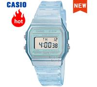 Orologi Casio per Uomo e Donna, Orologio Digitale LED Trasparente Casual Sportivo, Regalo per Innamorati, Orologio Impermeabile per Bambini Serie F-91WS