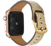 Orologi cinghie labanda glitter di guardia compatibile compatibile con Apple watch 5 4 bnnd 40mm 44mm 38 mm da 42 mm da donna uomo bling cinghia Bracciale adatto per iwatch 3 2 1 (per 38 mm 40 mm oro)