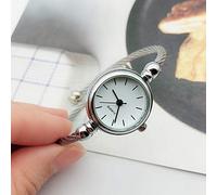 Orologi da donna alla moda Abito Bangle 1PCs Retro orologio al quarzo delle signore delle donne del braccialetto di vigilanza dell' acciaio inossidabile della moda chic da polso Oro Argento Orologio