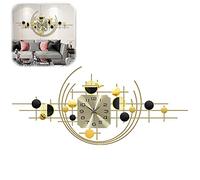 Orologi da Parete per l'arredamento del Soggiorno Orologio Moderno in Metallo Irregolare con Arte 3D, Senza ticchettio, Orologi da Parete, Grande Orologio Decorativo al Quarzo Silenzioso per la