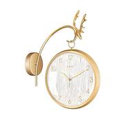 Orologi da parete per soggiorno orologio da parete a doppia faccia, facile leggi due facce orologio silenzioso orologio appeso per decorazioni per la casa esterno soggiorno Studio decorazione da