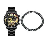 Orologi Da Polso Da Uomo - Orologio Da Uomo Classico | Calendario Aziendale Orologio Da Polso Con Braccialetto | Orologio Da Calendario Da Uomo | Orologi Aziendali Per Uomini Adatti A Occasioni Formal