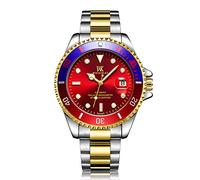 Orologi Da Polso,Fashion Water Ghost Orologio Meccanico Automatico Orologio Da Uomo Impermeabile Alla Moda, Tra Il Rosso Dorato