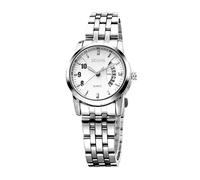 Orologi Da Polso Moda Casual Coppia Calendario Aziendale Vigilanza Luminosa, Cintura D'Argento Modelli Femminili Di Farina